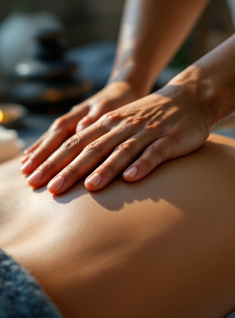 Massage af ryggen